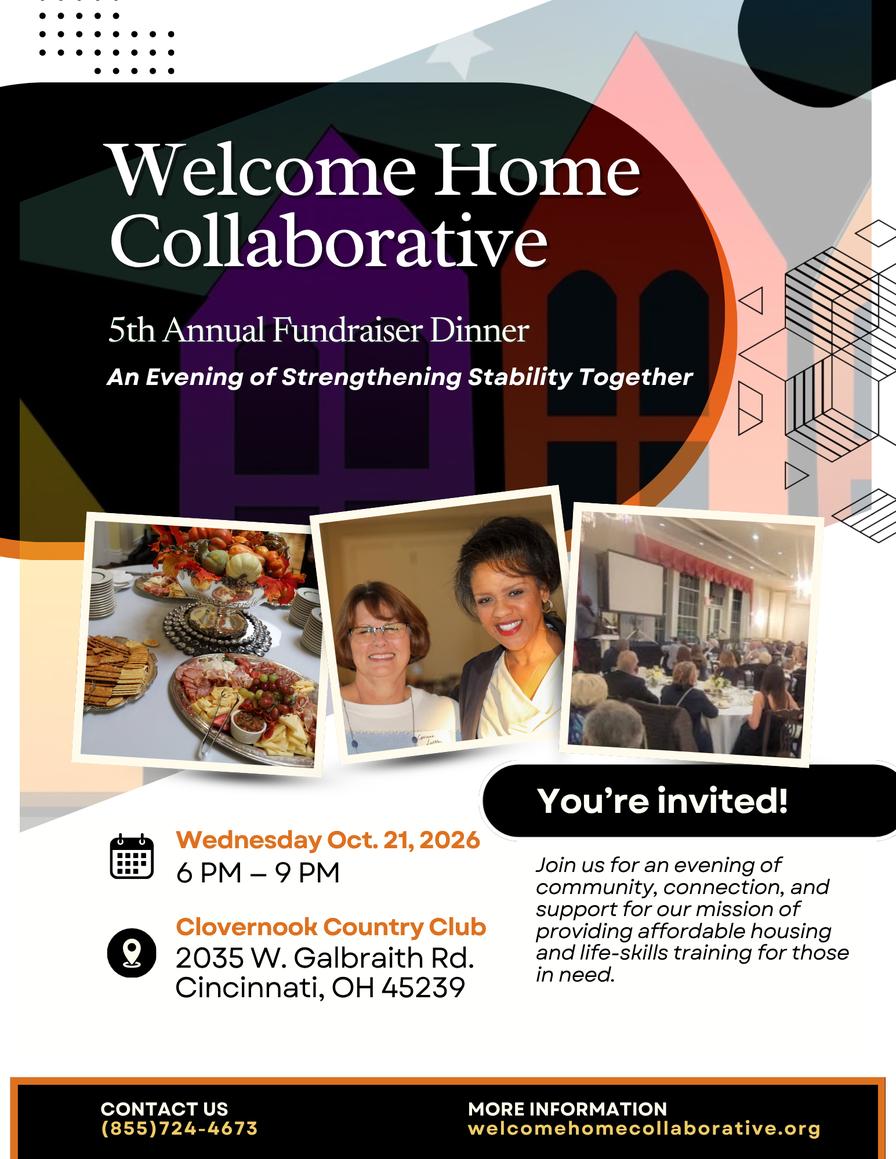 Welcome Home Collaborative 5th Annual Fundraiser Dinner