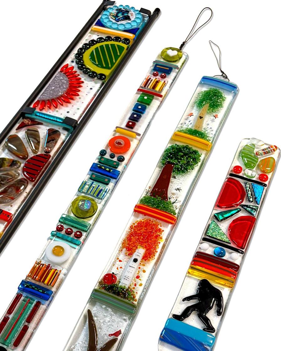 Fused Glass Totem Workshop at Copper Moon Studio