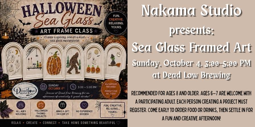 SEA GLASS FRAMED ART WITH NAKAMA STUDIO
