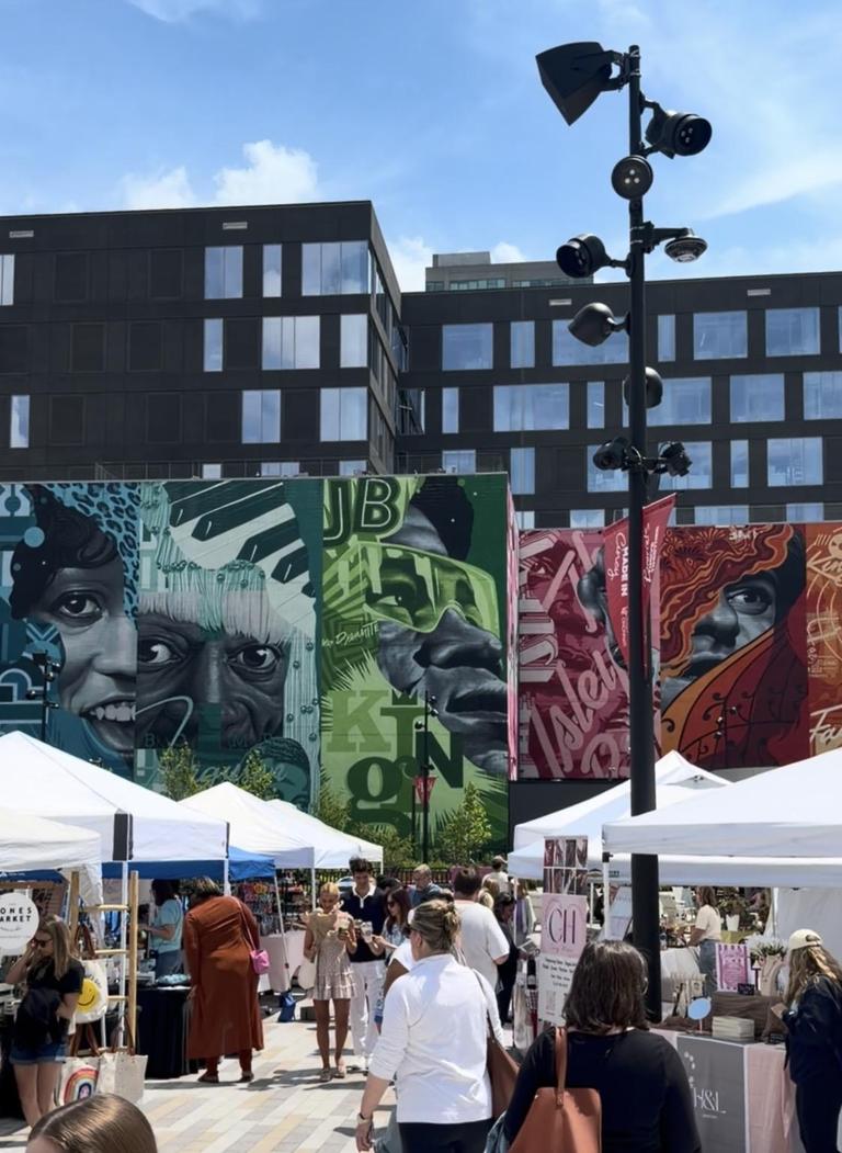 Art on Vine: Summer Residency at Elm Street Plaza