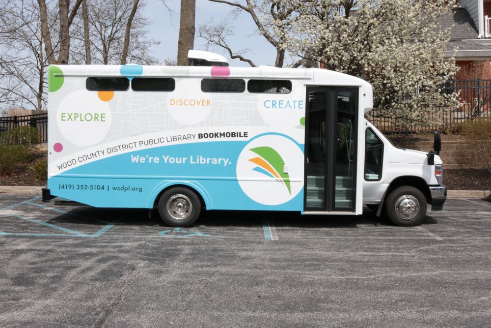 Bookmobile at BGSU Jerome Library