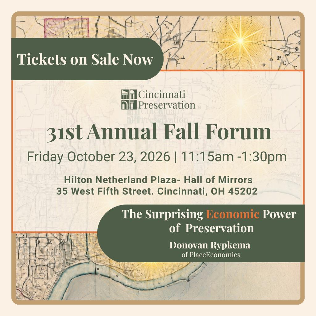 Cincinnati Preservation Fall Forum