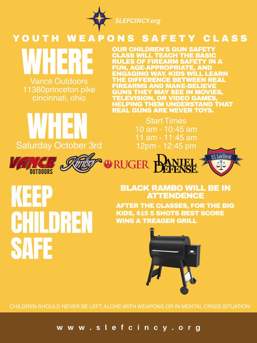 free youth weapon safety class